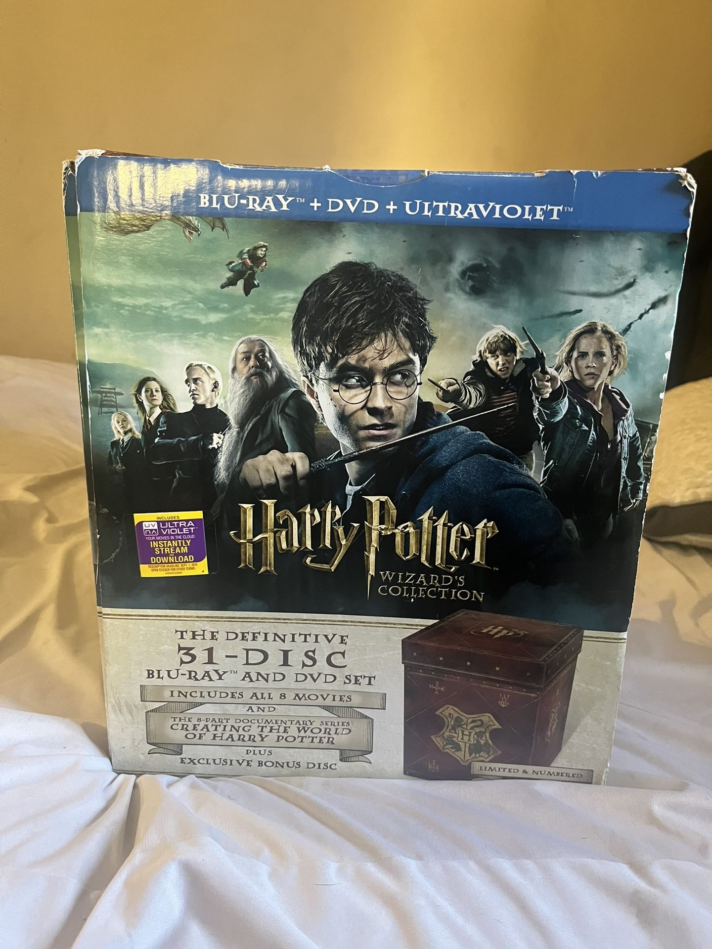 Harry Potter 31 Disc Blue ray DVD Wizards Collection Limited And - Main Image