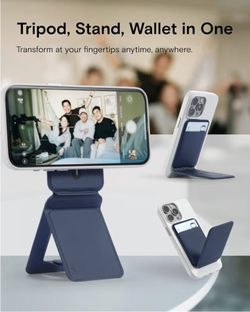 (New) MOFT Phone Tripod Wallet, 3 in 1 Phone Stand, NFC-Supported Magnetic Phone Wallet