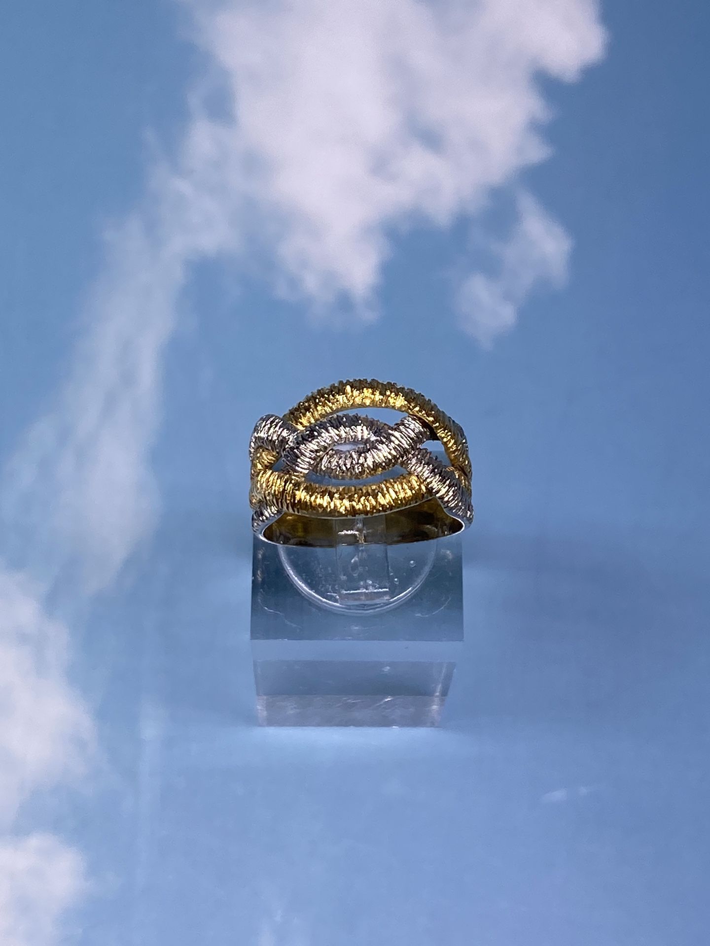 18k 2-toned Ring