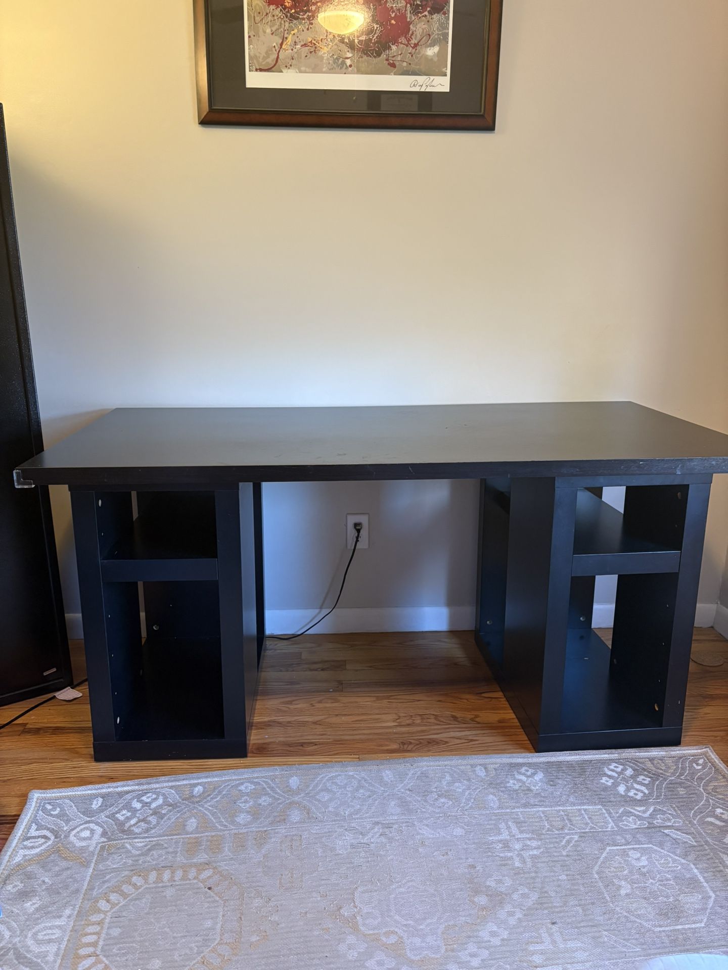 IKEA Desk 59x30 With Built in Shelves