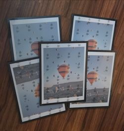 Set of 5 12" x 16" Frames w/ Pexiglass