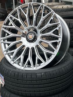 Cadillac Chrome Multi-Spoke Alloy Wheel