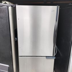 Amana Stainless Bottom Freezer Refrigerator - Can Deliver