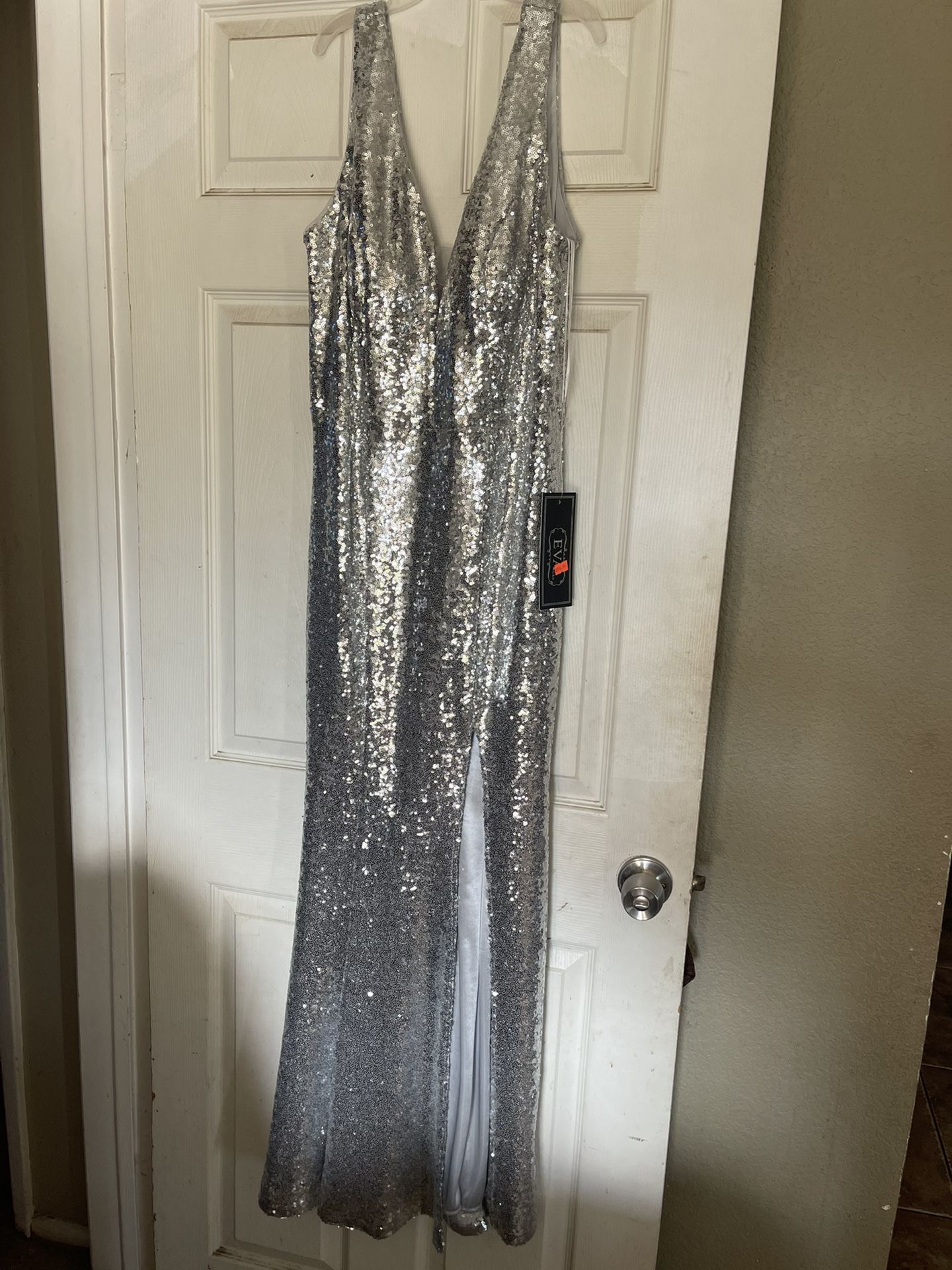 Silver Sequence Dress NEW LOW PRICE  $87.50 Brand New Never Worn 