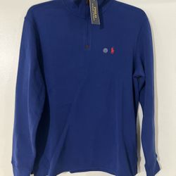 POLO RALHP LAUREN  QUARTER ZIP SWEATSHIRT M
