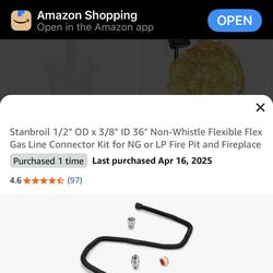 Stanbroil Flexible Gas Line Connector