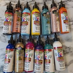 Brand New Unicorn SPiT Gel Stain & Glaze in One - 13 - 4oz Bottles
