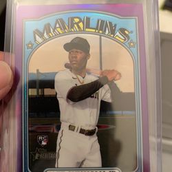 2021 Topps Heritage Baseball Lot Of 12 Purple Hot Box Chrome Cards 