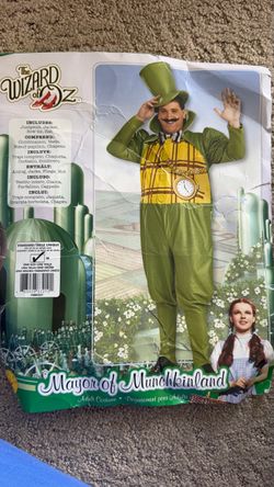 Wizard of Oz- Mayor of Munchkinland Costume- Men’s Medium