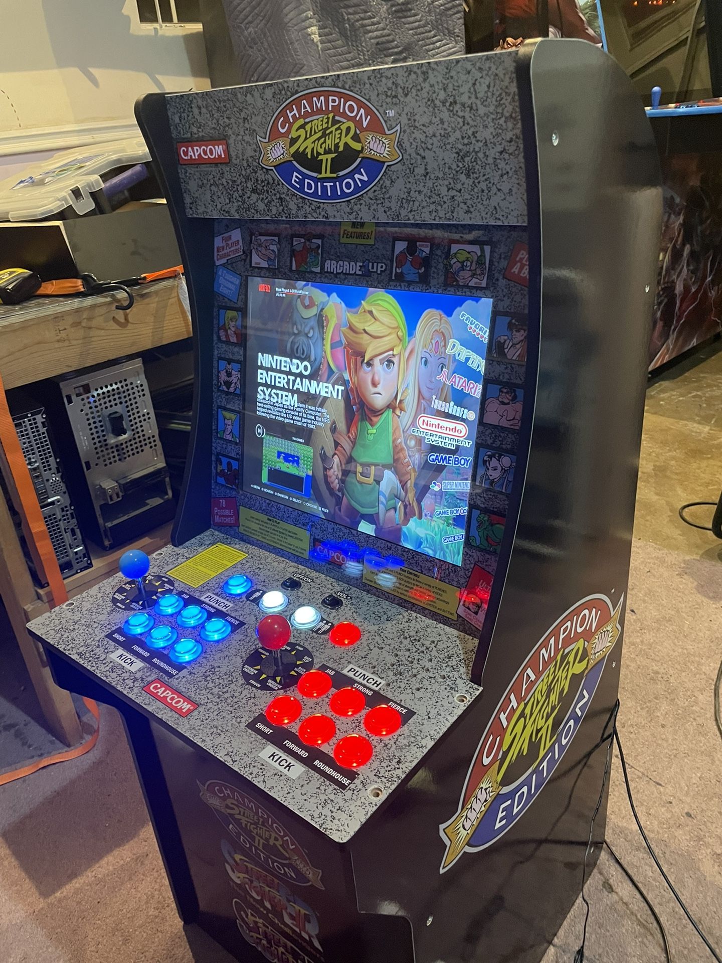 Arcade 1up Street Fighter Upgraded 7700 Games for Sale in Pico Rivera