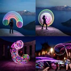 New LED Hula Hoop, Color-Changing Lights, 36 inch
