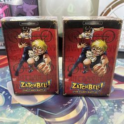 Lot Of 2 Sealed Boxes 2005 Zatchbell Series 1