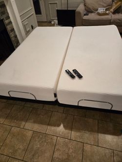 Ananda Split king adjustable bed and mattresses
