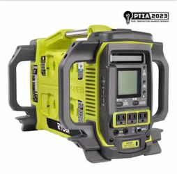 RYOBI 18V ONE+ 1800-Watt Portable Battery Inverter Power Station/8-Port Charger (Tool Only)