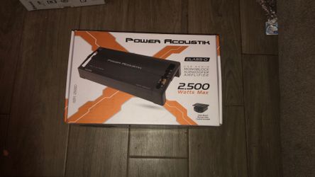 2 Available 2500W Power Acoustik