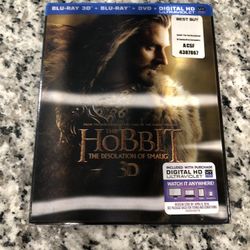 Hobbit: Desolution Of Smaug 3D Bluray