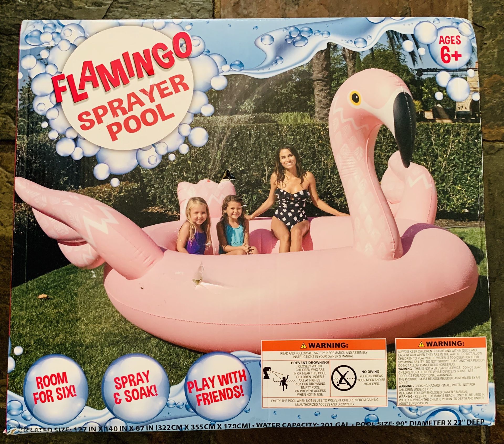 Sun Pleasure Flamingo Sprayer Pool