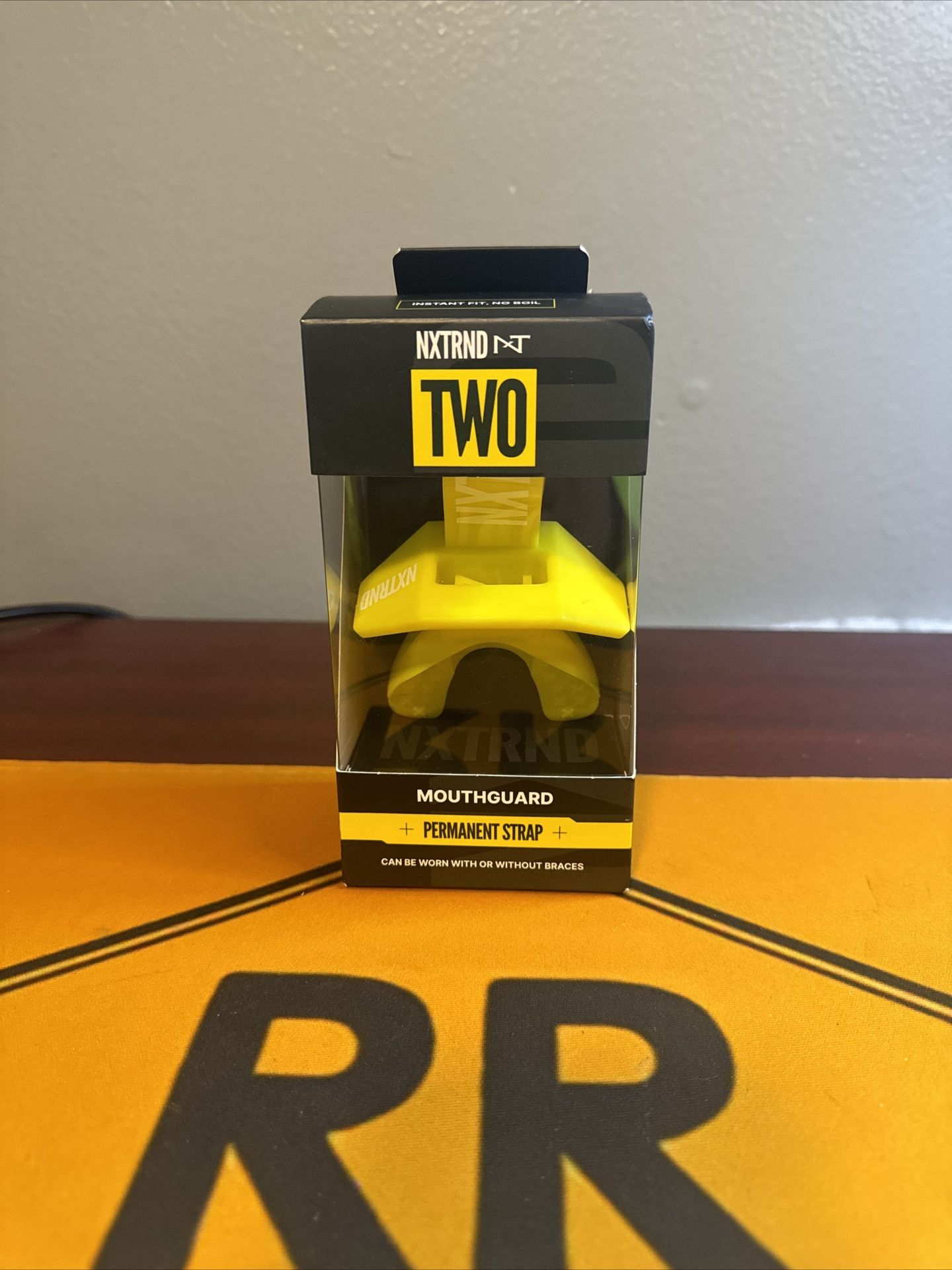 Nxtrnd Two Football Mouth Guard Football Mouthpiece with Strap Fits Adult & Y...