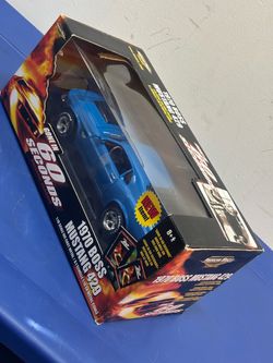 Ertl American Muscle 1/18 1970 Boss Mustang 429 Gone in 60 Seconds Blue Diecast car