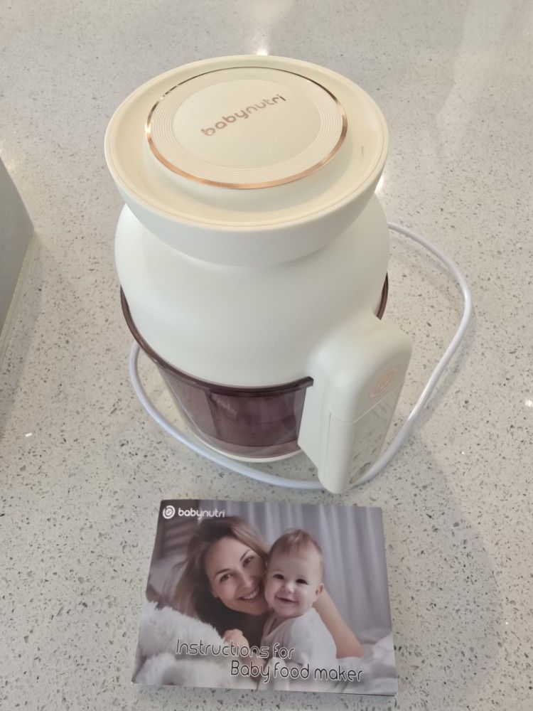 Babynutri Auto Baby Food Maker, Glass Baby Food Mills, Baby Blender & Steamer and Puree Maker with Auto Cooking, Easy Cleaning, Dishwasher Safe