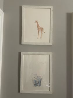 Restoration Hardware Water Color Paintings