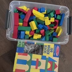 Melissa And Doug Classic Toy Wooden Blocks