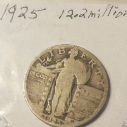 VINTAGE 1925 -P STANDING LIBERTY!