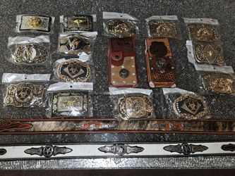 Leather Ankle Boots With Bull Neck, And Belt Buckles