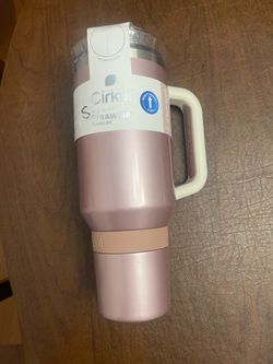 Circular 40 0z straws up tumbler