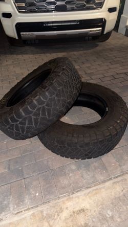 2 Nitto Ridge grappler tires like new