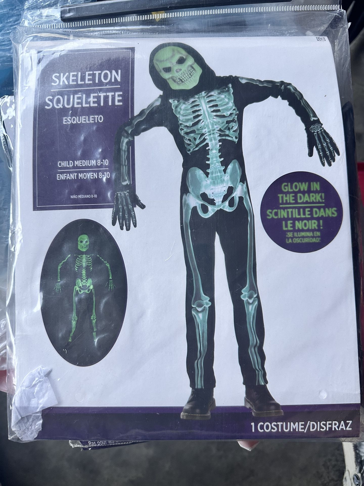 Skeleton costume (glow In The Dark)