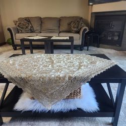 Living Room Furniture, Two Couches, And a Coffee Table Set