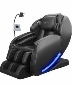 Real Relax Massage Chair Full Body with Unique Phone Controller, Zero Gravity 3D SL-Track Recliner with APP Control, Child Lock,Pause Button, Favor-06