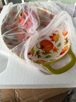 Temp-tations Seasonal Special Edition Oval Deep Dish Giving Pl Harvest Mix:
