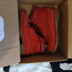 Timberland , Red , Size 7