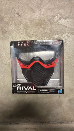 Nerf Rival Face Mask red. 3.19x9.76”