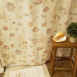 Beautiful Seashell Bath Set. 3 Pcs.