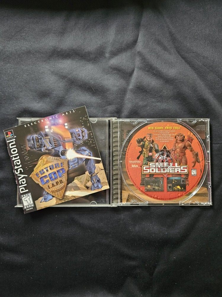 Future Cop L.A.P.D. For PS1 - Case and Manual Only