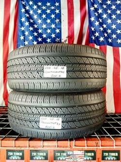 ✅ 2 USED TIRES 225/45R18 CONTINENTAL PROCONTACT RX ALL SEASON SEDAN CARS 225 45 18