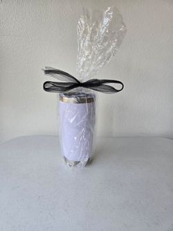 White Tumbler Gift Bag, New