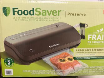 FoodSaver Preserve Vacuum Sealer – Brand New in Box