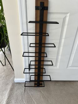 Great Quality, Wood And Metal Wine Rack