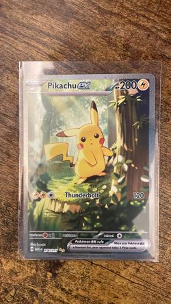 Pikachu ex Pokémon Card 276/217 Full Art