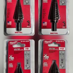 Milwaukee Step Drill Bit Set 