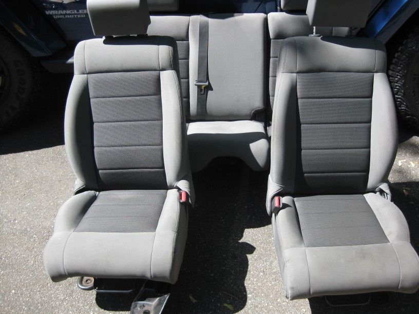 2008-2018 Jeep Wrangler JK Jku 4-door Unlimited Interior Seats Seat Front And Rear