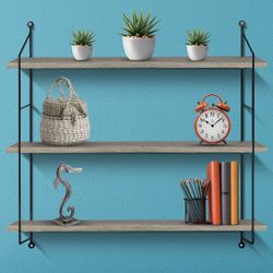 Three Shelves Wall Shelving 