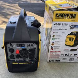 Champion Power Equipment 4500/3250-Watt Recoil Start Gasoline/Propane Powered Dual Fuel Inverter Generator with Quiet Technology and CO Shield