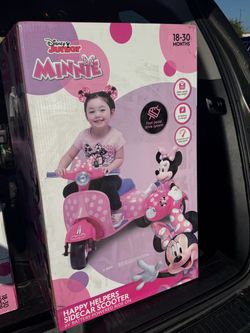 Minnie mouse sidecar scooter