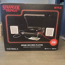 Record player stranger things new