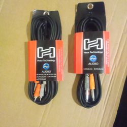 2 Hosa Technology Audio Cords 